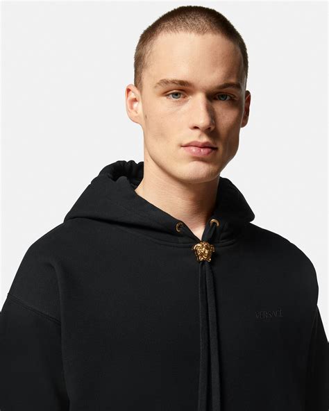 versace leopard hoodie|Versace hoodie medusa.